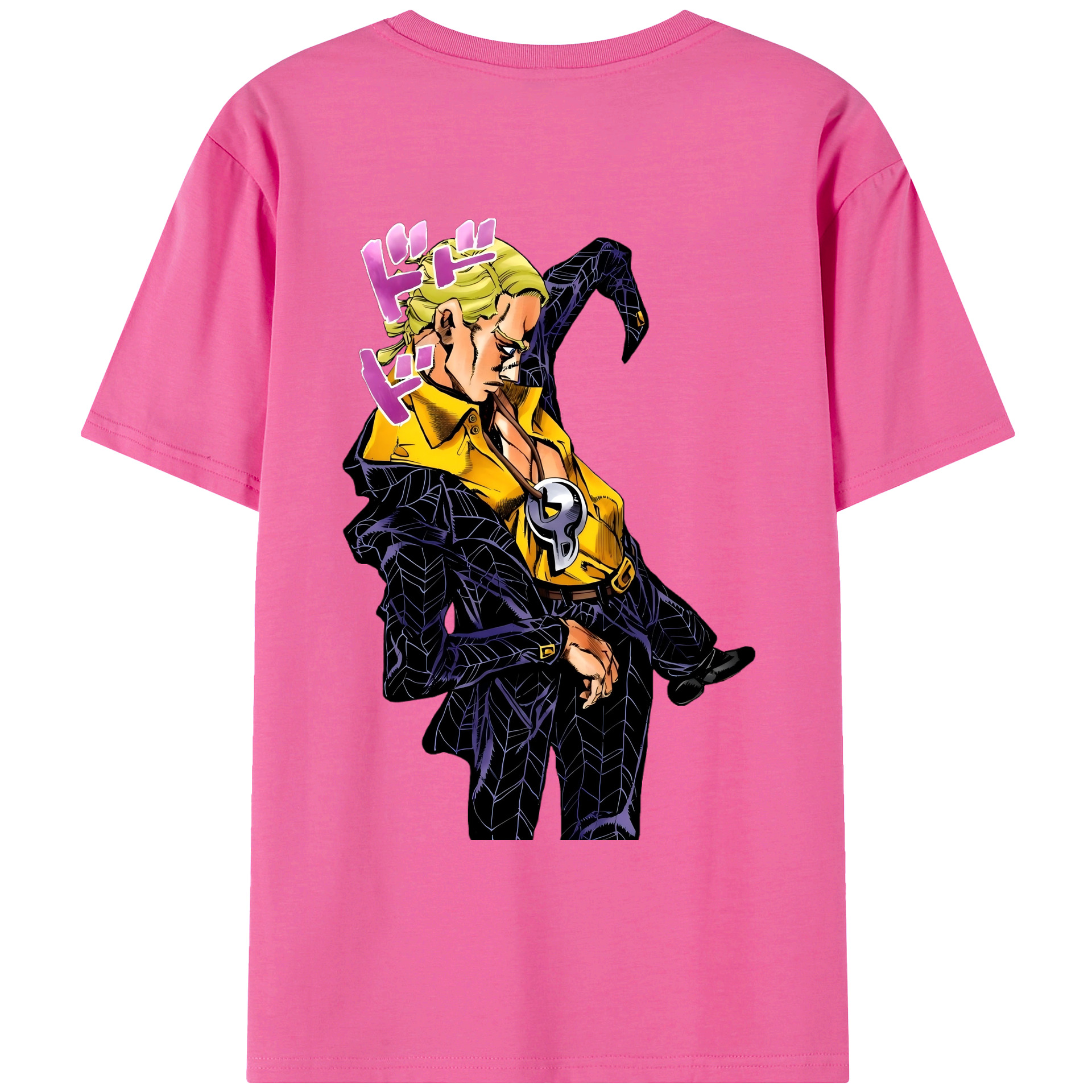 （画像用） ジョジョの奇妙な冒険 プロシュート JoJo's Bizarre Adventure Prosciutto レディース半袖Tシャツ(バックプリント)